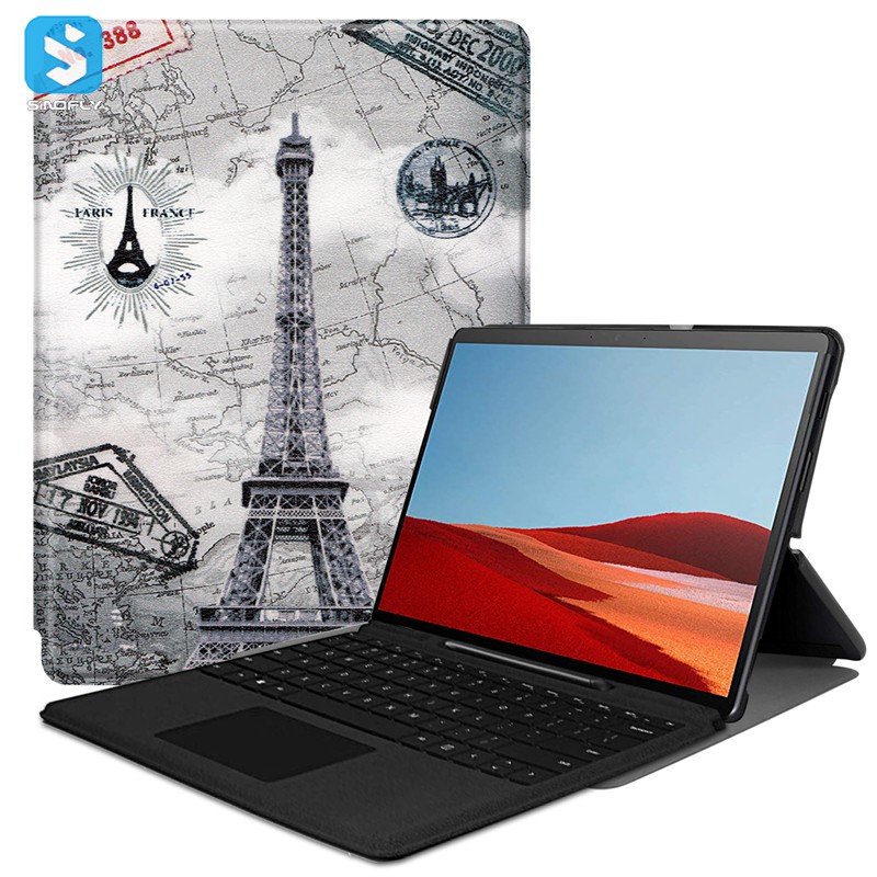 colorful leather case for Microsoft Surface Pro X